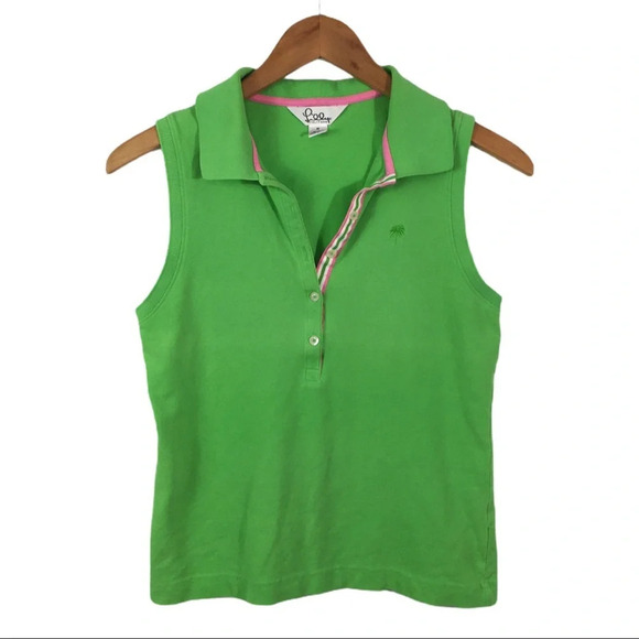 WS690 Lilly Pulitzer Designer Sleeveless Top M - Picture 1 of 3